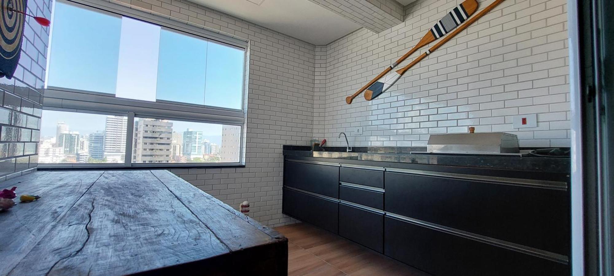 Apartamento Praia Grande -Canto Do Forte Bagian luar foto