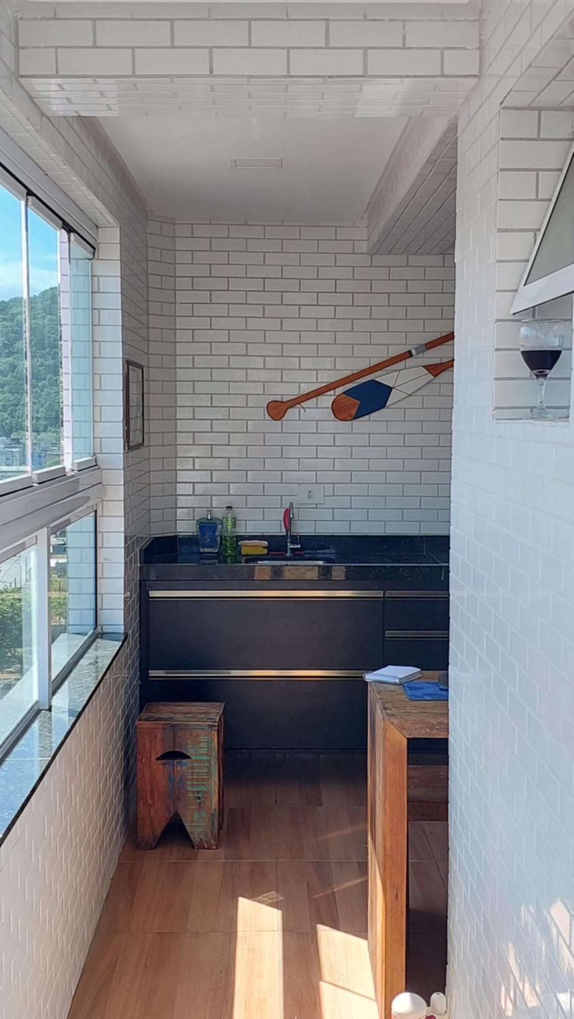 Apartamento Praia Grande -Canto Do Forte Bagian luar foto